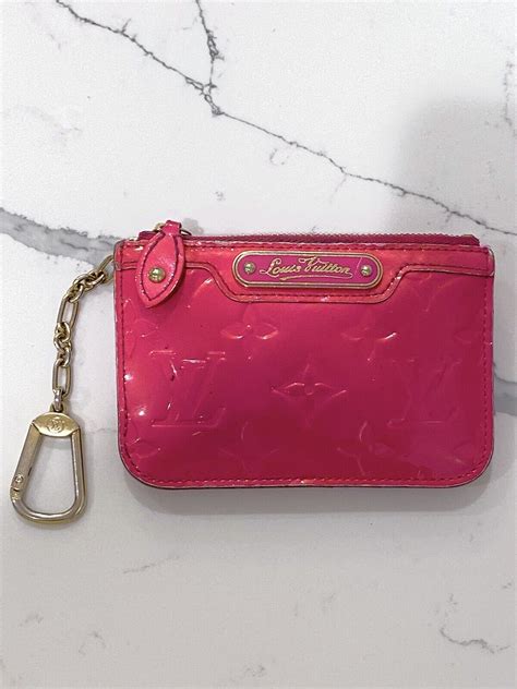 pink lv keychain wallet|lv keychain wallet women.